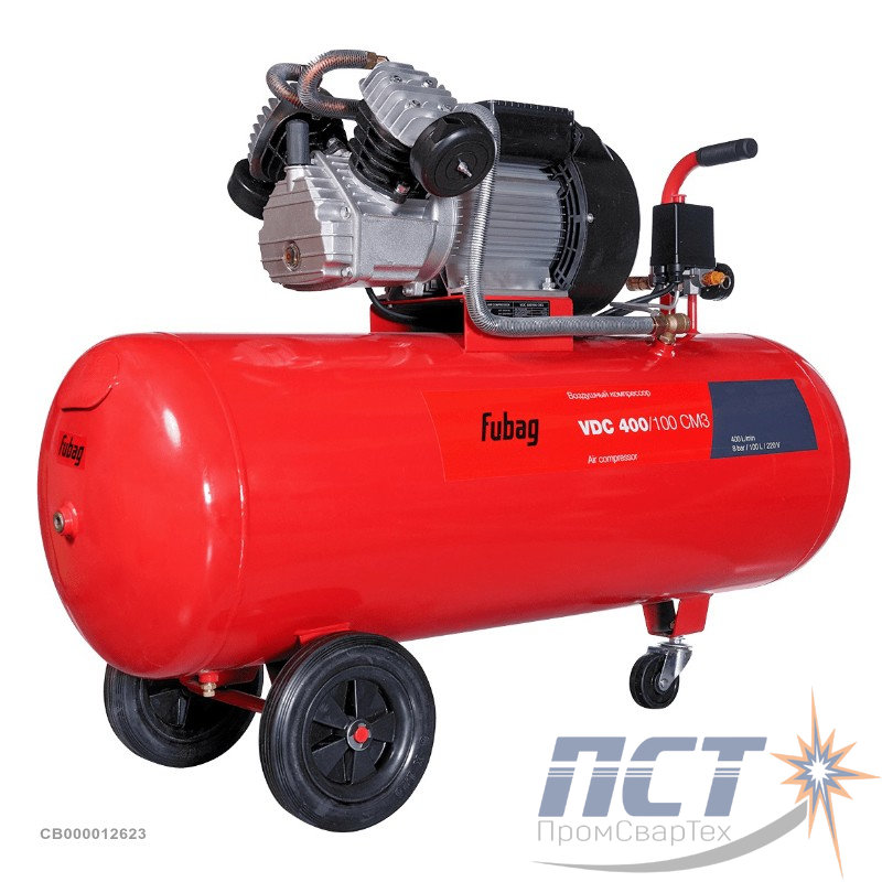 Компрессор масляный коаксиальный VDC/400/100 CM3 (220 В), FUBAG