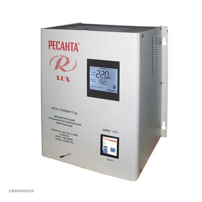 Стабилизатор Ресанта АСН-5000 Н/1-Ц LUX — изображение 2